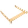 Fishing Rod Storage Rack Holder Pole Bracket WallMounted 6 Position Bamboo Showing Stand