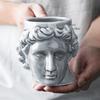 Кружка Керамическая Бог Солнца Аполлон Ретро Чашка для воды Скульптура Лицо Кружка