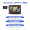 CME WIDI Bud Pro - Bluetooth MIDI-интерфейс для iOS, macOS, Windows, Android, ChromeOS, Linux - Подключи, сопряги и играй - Драйверы не требуются - 3 мс Ультра-низкая задержка