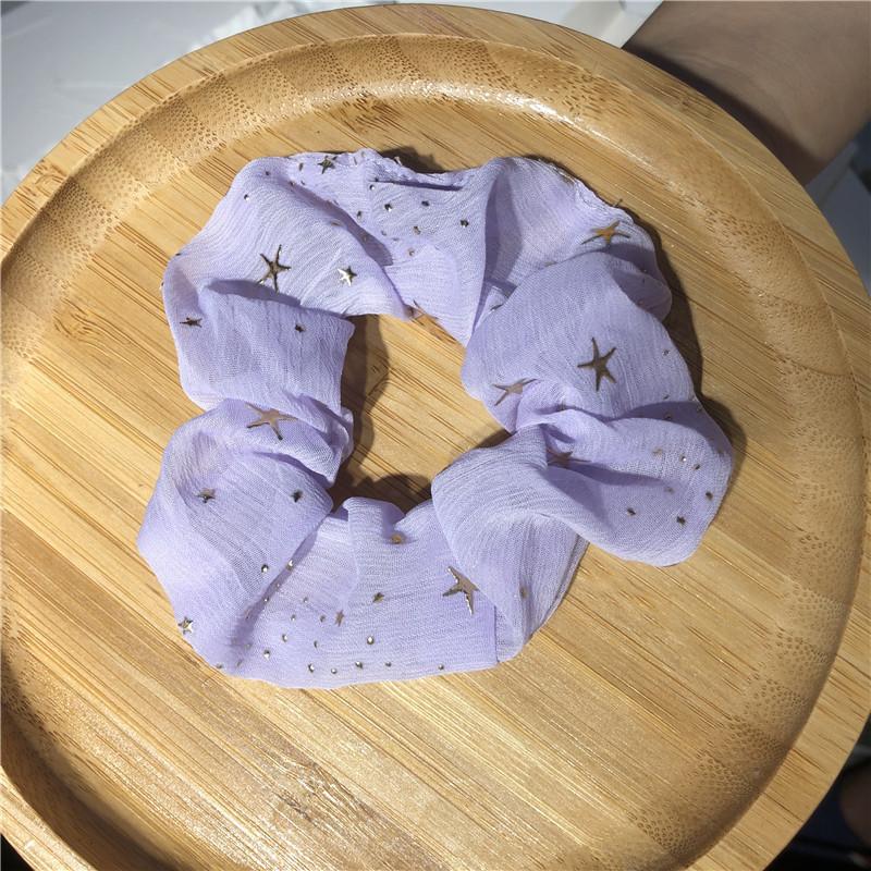 1/3 шт. Мягкие и романтичные резинки для волос для женщин Элегантная повязка для волос со звездой Круг для волос Головной убор Простые аксессуары