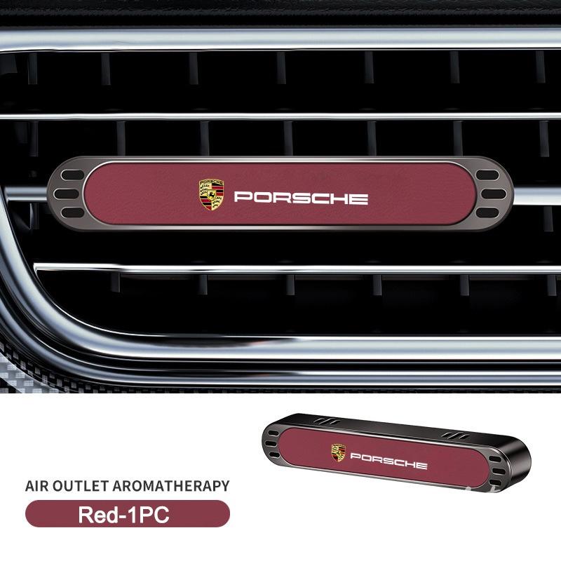 Car Air Outlet Aromatherapy Clip Solid Perfume Diffuser Air Freshener For Porsche Macan Panamera Cayenne Boxster Cayman 911 918DR9