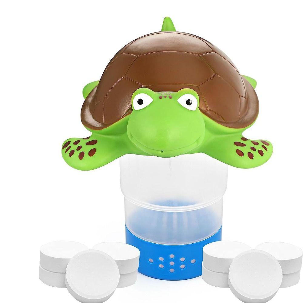 ПВХ бассейн хлор поплавок дозаторы хлор таблетки поплавок черепаха плавательный спа принадлежности для джакузи