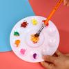 Palette Art Alternatives Paint Plastic Palette Supply White Watercolor Palette Pigment Tray Painting Supplies Easy To Clean Plat