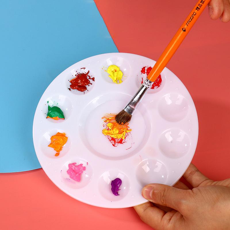 Palette Art Alternatives Paint Plastic Palette Supply White Watercolor Palette Pigment Tray Painting Supplies Easy To Clean Plat