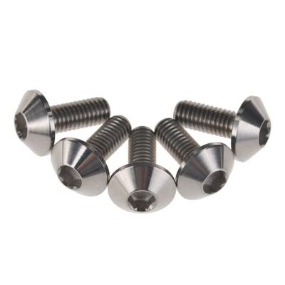 Ruifu Титановый сплав Шестигранное отверстие M6x12 15 20 мм Велосипед Мотоцикл Колесо Номерной знак Крепежные болты Набор из 5 (Титан, M6x15мм)