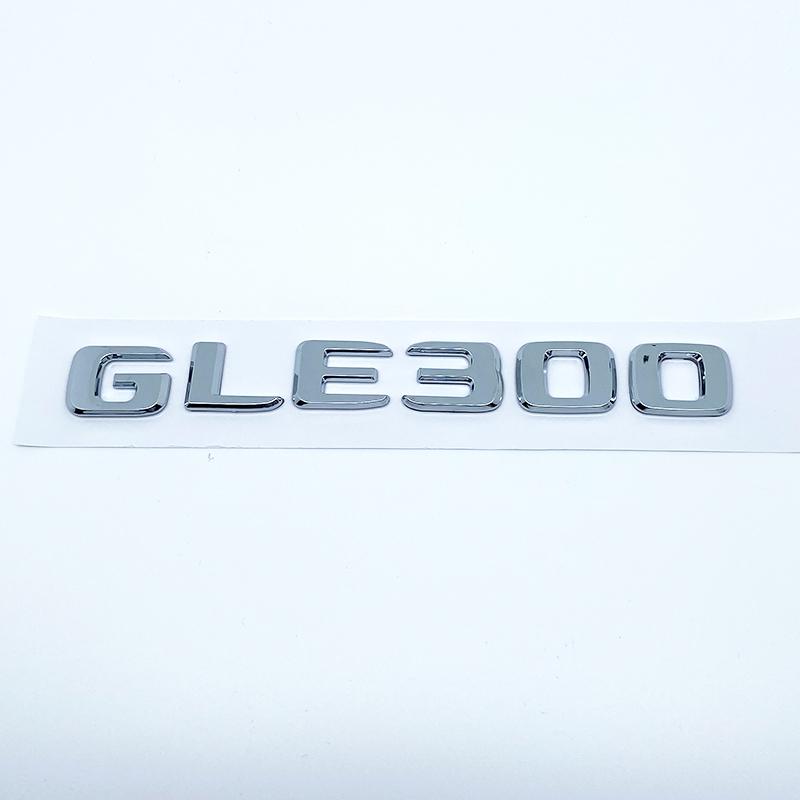 Letters Emblem Badge for Mercedes Benz GLE250d GLE300d GLE350d GLE400 GLE450 4Matic Car Styling Trunk Nameplate Sticker