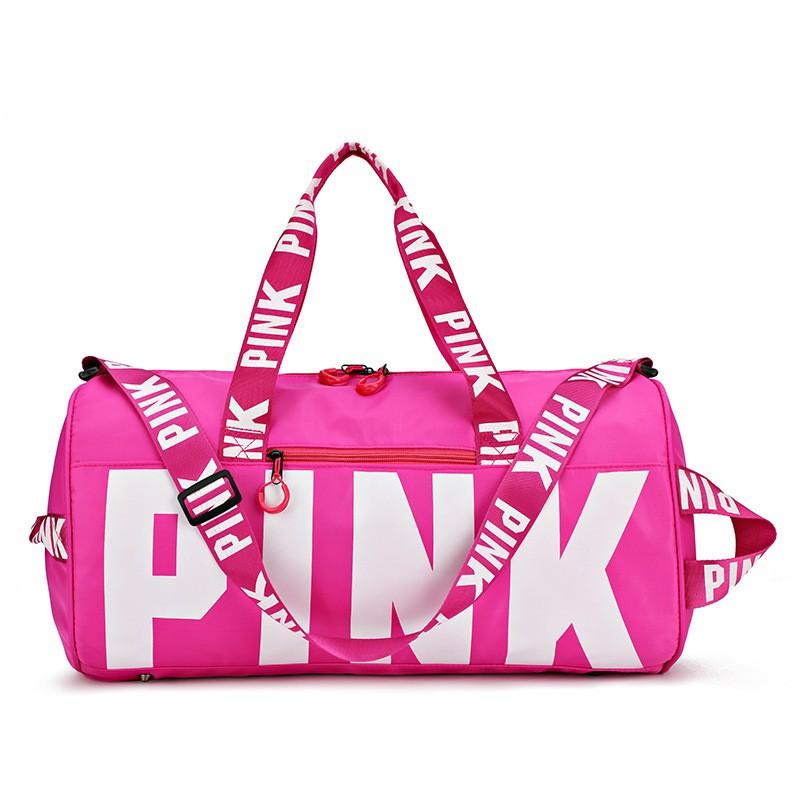 Large Capacity Lightweight Nylon Gym Yoga Swimming Travel Duffel Bag Women Men With Letter Print Casual Trip Tote
