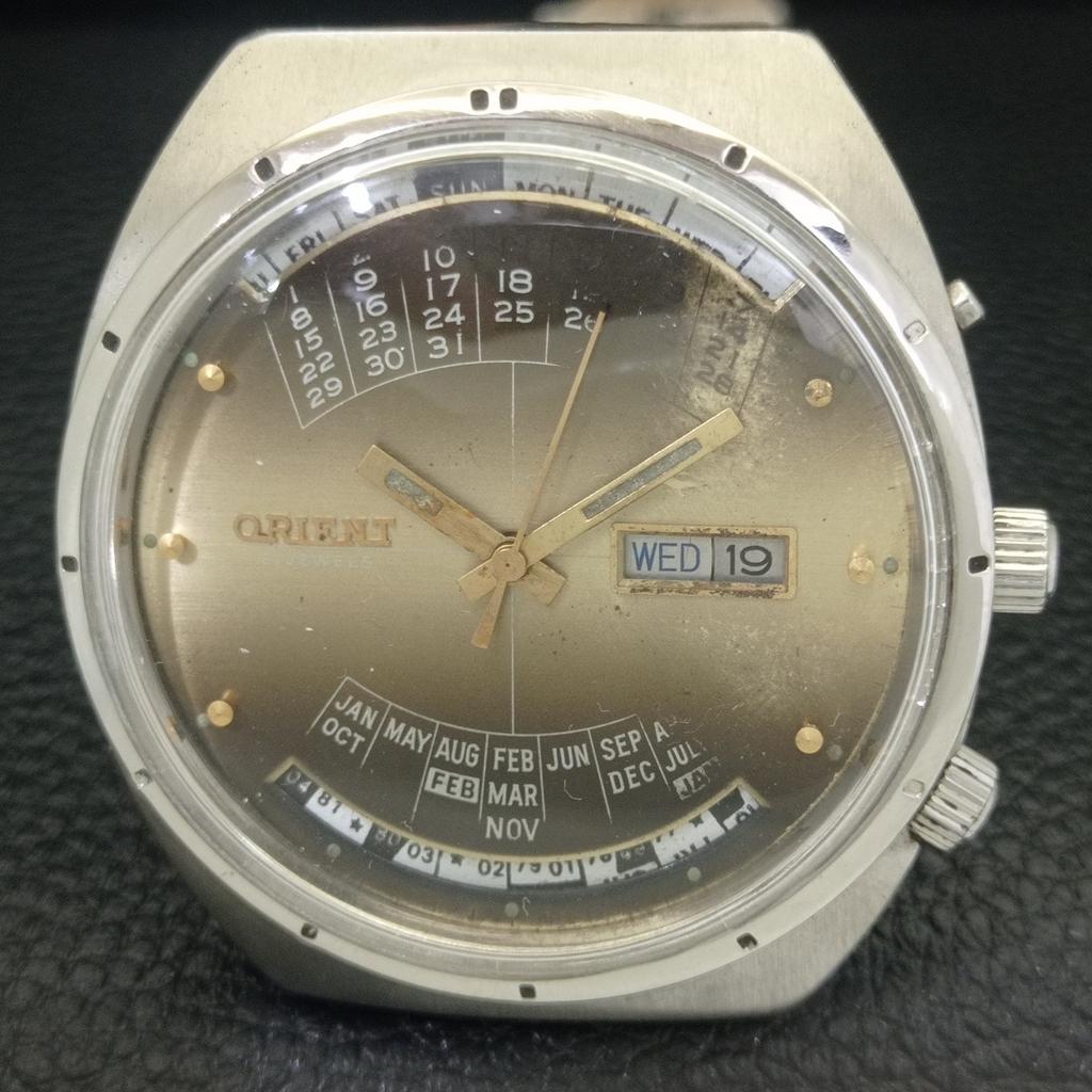 АВТОМАТИЧЕСКИЕ ВИНТАЖНЫЕ ЧАСЫ ORIENT 100 ЛЕТ ЯПОНИЯ МУЖСКИЕ ОРИГИНАЛЬНЫЙ ЦИФЕРБЛАТ a703116-1