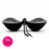 Silicone Invisible Bra: 5CM Thick Breast Enhancer Stickers for a Fuller Look—Ideal for Brides & Wedding Dresses