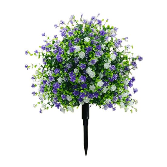 Artificial Potted Tree with Ground Stakes, UV Resistant Outdoor Faux Camellia Topiary Plants, Lifelike Fake Camellia Shrubs Bushes for Front