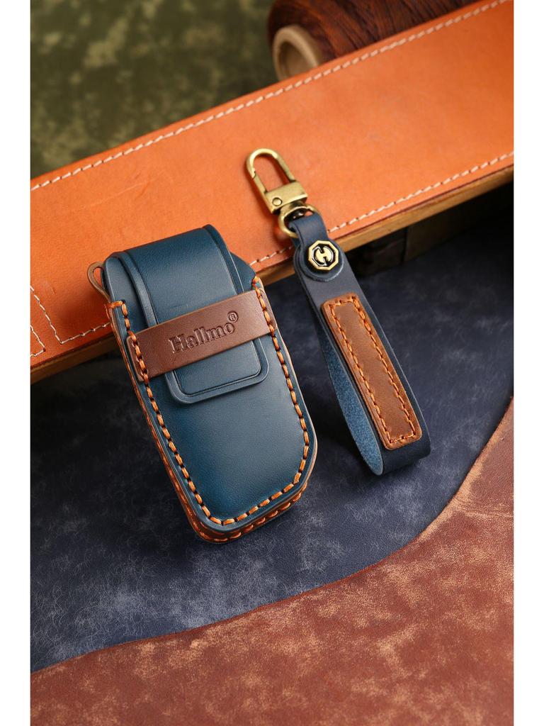 Чехол для ключа BMW из натуральной кожи премиум-класса для мужчин