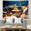 RMS Titanic Print Tapestry, Lightweight Wall Hanging, for Bedroom, Dorm, Living Room, Home Art Decor, Birthday Christmas Gift