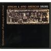 CD VARIOUS - African and Afro-American Drums (FE FE04502 Folkways Record 1954 US Jazz