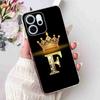 Чехол для Oppo Reno14 F 5G 6.57" Популярный дизайн Буквы A-Z Корона ТПУ Мягкий силиконовый чехол Для телефона Oppo Reno 14F CPH2743