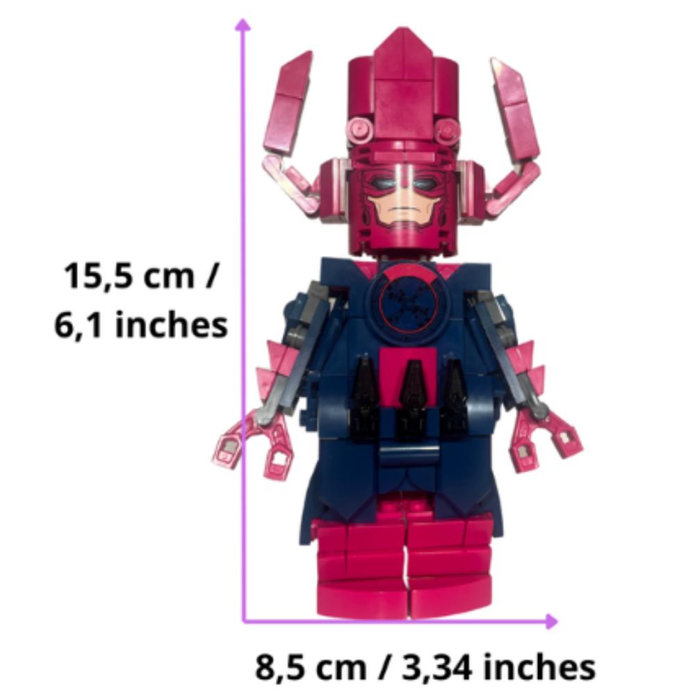 MOC 227 деталей Горячий Известный Герой Фильм Moc Галактус Фигурки Персонажей Модель Индивидуальная Головоломка Креативные Идеи Детские Игрушки Подарки на День Рождения