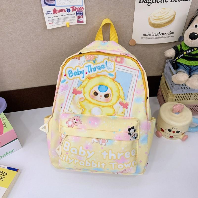 Kindergarten Primary School Students Schoolbag Cartoon Animation Foreign Style Printing Boys And Girls Backpack Children'S Backpack