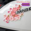 Exclusive Newcomer 3D Cherry Blossom Car Rear Decal: Peach Blossom Sticker Decoration