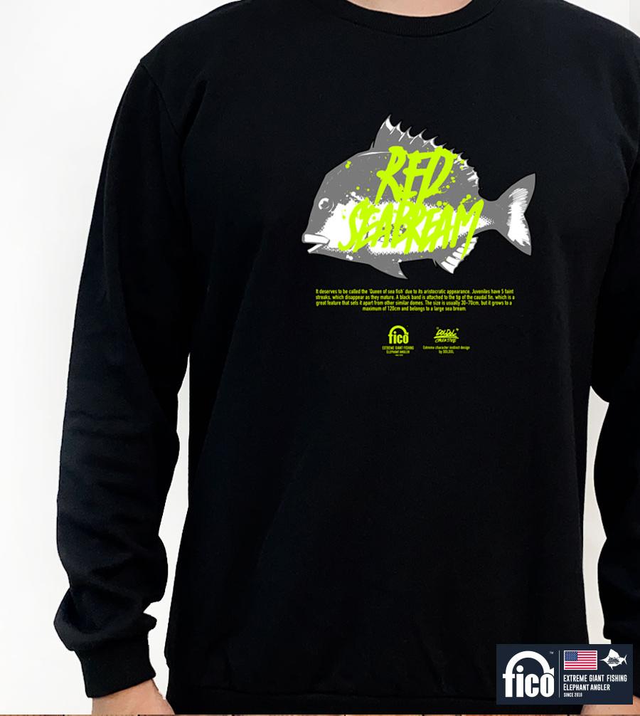DOLDOL Fico-Mtm-175 Extreme Fishing Brand Pico Graphic Sweatshirt Long Sleeve