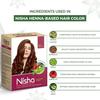 Натуральная хна для волос Nisha Красно-коричневая 90 г Упаковка 1 шт. Травяной полуперманентный краситель для шелковистых блестящих волос