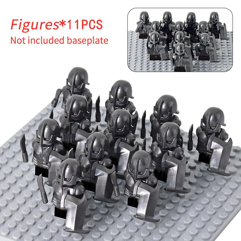 11 шт./лот, серия фильмов, орк, армия, урук-хай, фигурки, мини-кирпичи, куклы, сборные строительные блоки, игрушки для детей, подарок