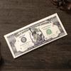 Мужской креативный кошелек: Холст с принтом валюты, держатель для карт, доступны индивидуальные дизайны