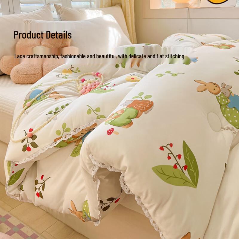 LISMA Love Bear Knitted Soybean Fiber Winter Quilt