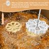 2/4/6Pcs Bunuelos Mold Aluminum Alloy Rosette Maker Mold with Handle Pastry Tools Waffle Cookie Molds Baking Kitchen Accessories