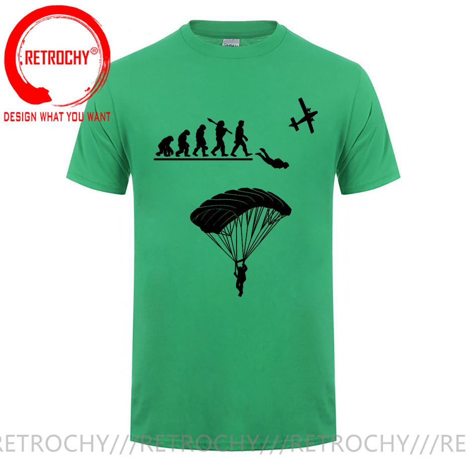 Paragliding Skydiving Evolution T Shirt Unisex Evolution Of Skydiver Tshirt Skydive Parachuting Lover Tee Shirt Paraglider Tshirt