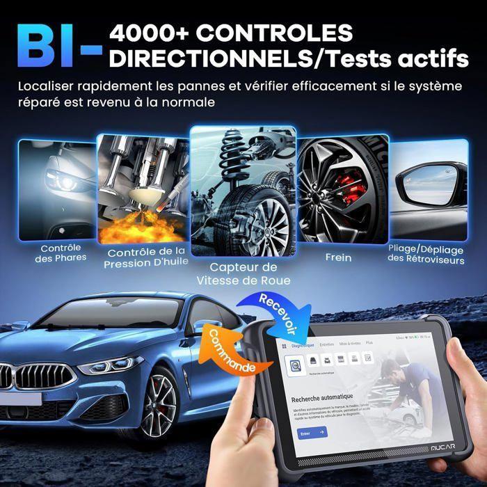 Valise Diagnostic Auto - 892BT - OBD2 Bidirectionnel - Codage ECU - 34+ Réinitialisations