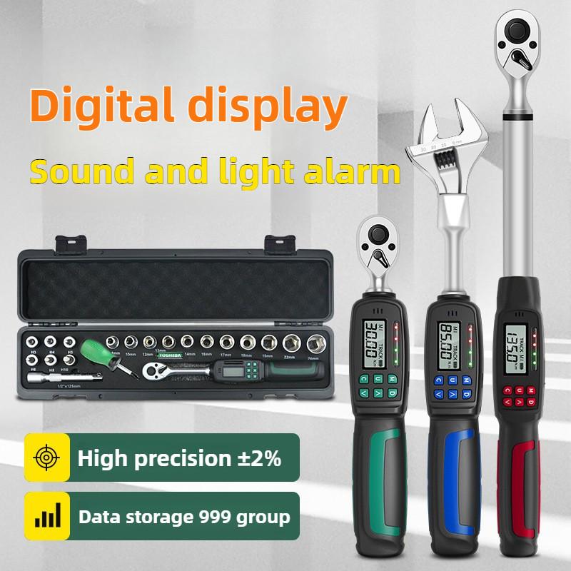 Портативный цифровой динамометрический ключ Высокоточный электронный гаечный ключ Регулируемый электроинструмент для ремонта автомобилей