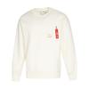 Puma Comfortable Embroidered Crew Neck Long Sleeve Sweatshirt Unisex Sweatshirt Off-White 536578-93