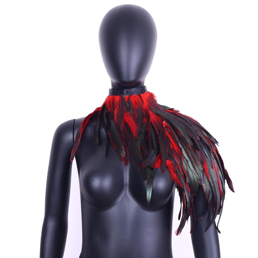 Feather Cape Shawl, Clothing Accessories, Festival Decoration, Carnival Party Decoration, Versatile Shawl for Dances, Halloween Costume