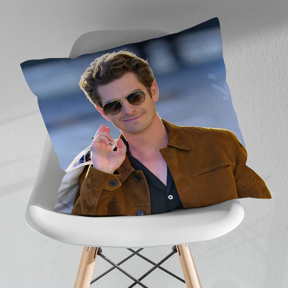 Actor AAndrew GGarfield Pillowcase for Sofa Room Office Decor Printing Merchandise AllMatch Cushion Cover