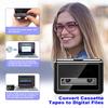 Portable Cassette Tape Player with Digital Converter and MP3 USB Music Data Computer Converts Cassette Tapes to Can Burn Includes Japanese Black