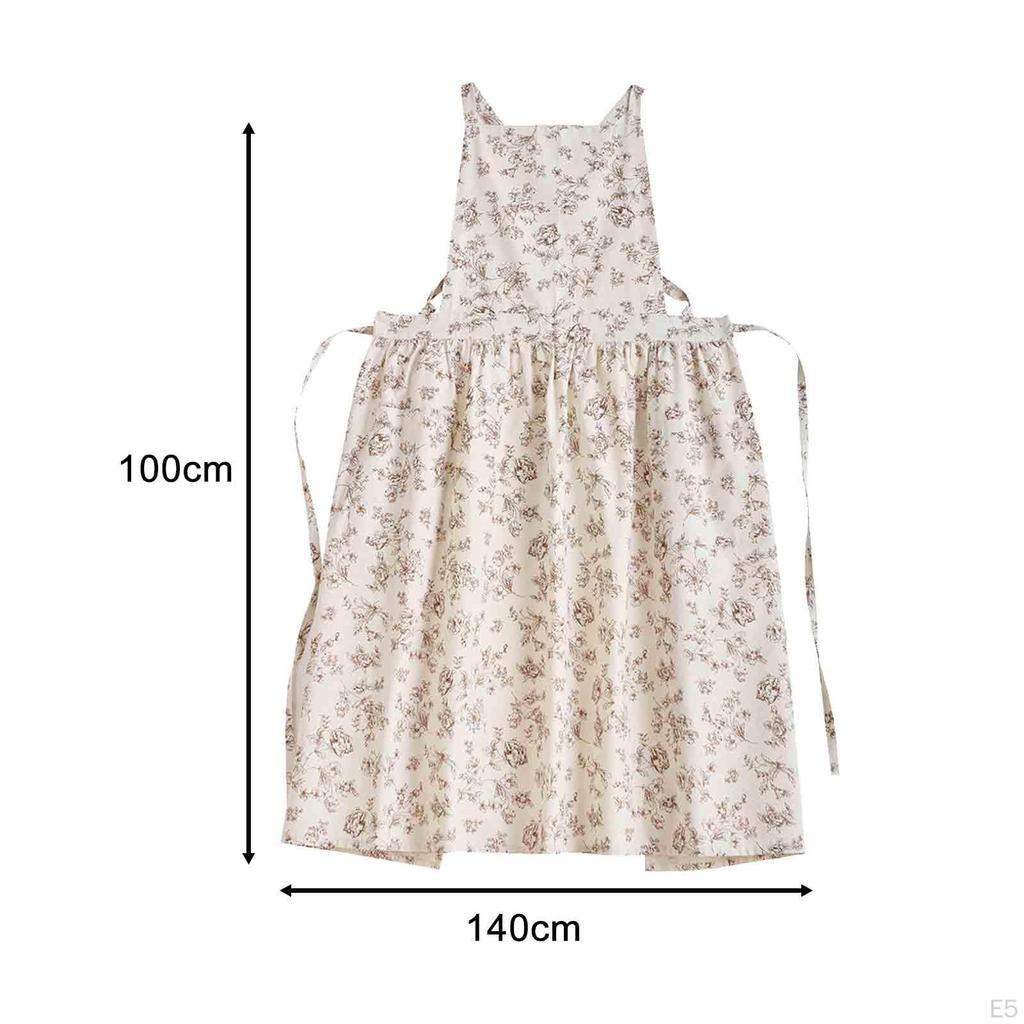 Apron Dress Painting Durable Wearable Workshop for Flower Shop Barbecue