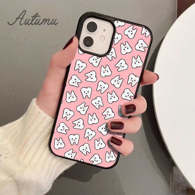 Чехол для телефона Стоматолог Зуб Гигиенист Стоматологический для iPhone 11 12 13 14 Pro Max mini XR XS SE 2020 7 8 Plus Samsung S21 S22 накладка