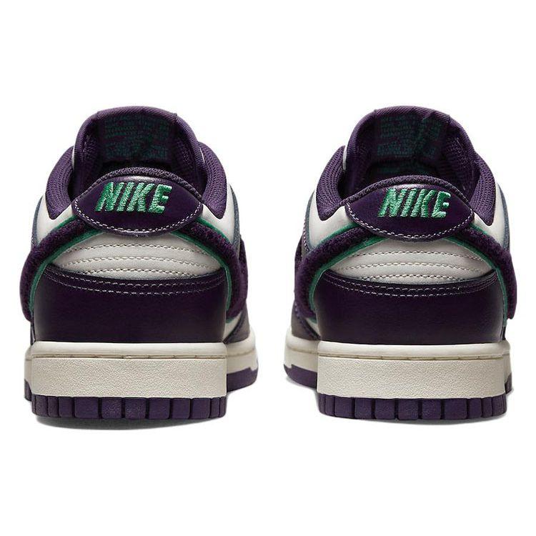 Nike Dunk Low Chenille Swoosh - Мужские кроссовки Grand Purple White Sail Neptune-Green DQ7683-100