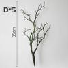 6шт искусственные поддельные павлин коралловые растения сушеные ветки деревьев свадебный домашний декор
