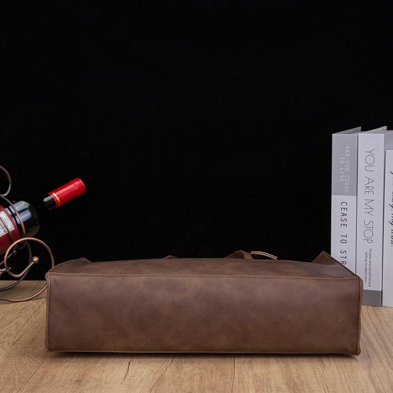 Горизонтальная модная большая сумка, трендовая мужская сумка через плечо, ретро-сумка