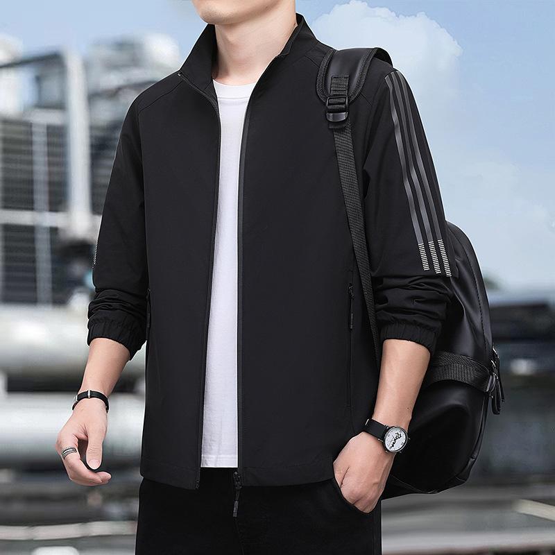 Пальто мужское весенне-осенне-зимняя куртка мужская модная брендовая повседневная мужская одежда красивая повседневная стойка воротник