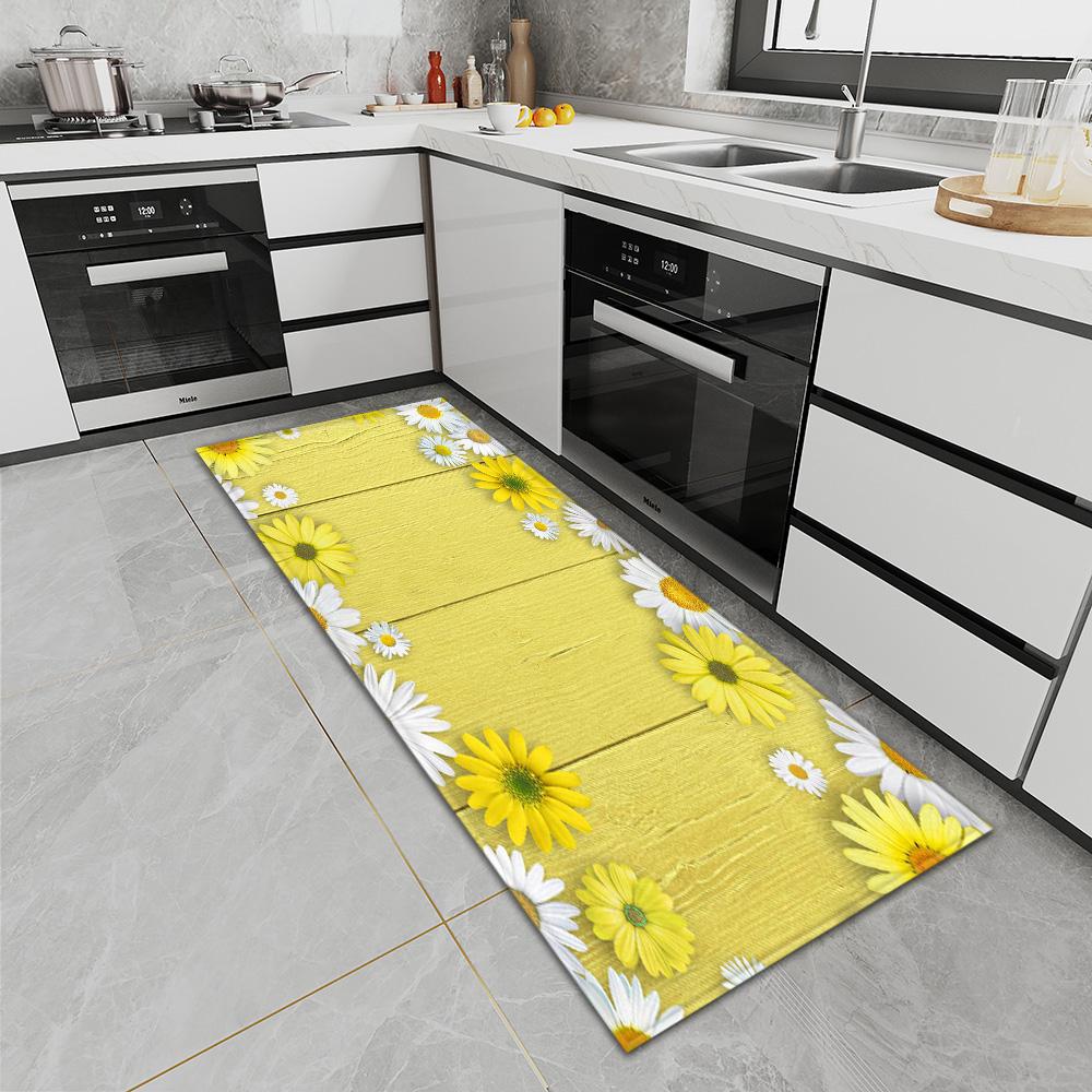 Коврик для кухни, коврик для входной двери, ковер для спальни, коридора, ванной комнаты, нескользящий пол, ковер с рисунком для гостиной