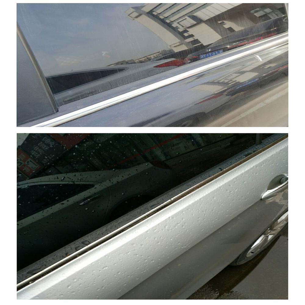 4M 20mm Car Front + Rear Side Window Glass Edging Weatherstrip Seal Strip Rubber