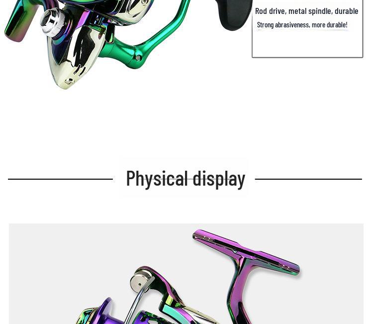 Катушка для спиннинга YUMOSHI Seamless Metal Wire Cup для морской и каменистой рыбалки