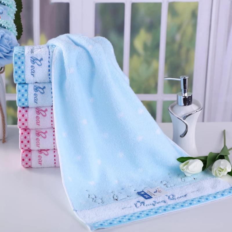 2 Pack of Towels Cotton Couple Embroidered Cotton Face Towel Soft Absorbent Cotton Thick Towel Hand Towel Quick-dry Towel Household Bathroom Towel Set