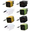 Зарядное устройство PD80W с выдвижным кабелем Type C и портом USB, быстрая зарядка 3 устройств, складное