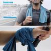 Полотенце со льдом Chilly Cool Towel Охлаждающее полотенце из микрофибры Мягкое дышащее охлаждающее полотенце для занятий спортом Йогой Тренажерным залом на открытом воздухе Полотенца для лица со льдом Тренажерный зал Плавание Бег