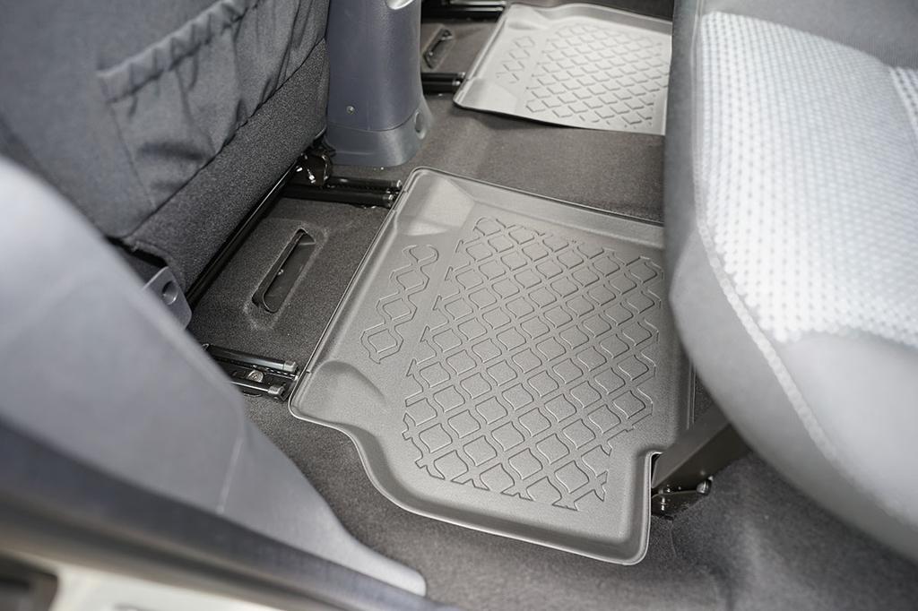 ARISTAR All-Weather Floor Mats + Universal Tunnel Cover for Mercedes Citan W415 2012-2021 / Renault Kangoo II Long 2008-2021