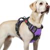 Tactical Dog Harness No Pull Dog Harness Adjustable Breathable Dog Vest Harness for Medium Large Dog Reflective Dog Supplies