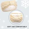 Вязаный Крючком Тюрбан Утепляющий На Уши Зимние Женские Повязки На Голову Девочки Резинка Для Волос