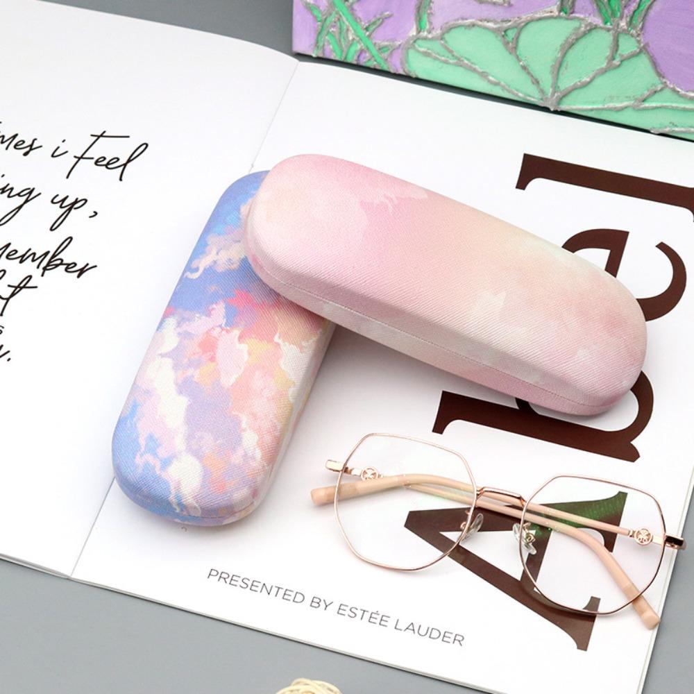 Color Cloud Glasses Box Spectacle Protector Eyewear Case Fashion Sunglasses Case Women